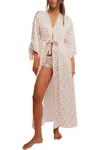 Free People First Blush Robe In White