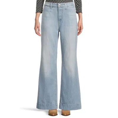 Free People Women's  Cerine Jeans Blue Denim Bootcut Leg Button Fly Jdm2516