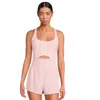 Free People Fp Movement Righteous Runsie Romper In Neutral