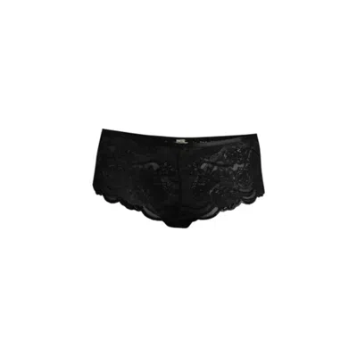 Free People Women's  X Intimately Last Dance Brief Black Lace Underwear Gbo630