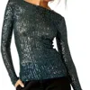 Free People Women's Gold Rush Top In Forsest Pool In Green
