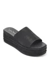 Free People Harbor Platform Sandal In Black