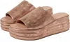 Free People Women's Harbor Platform Slides In Rose Gold In Neutral