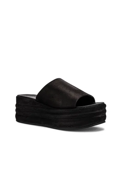 Free People Women's Harbour Flatform Sandals In Black