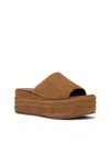 Free People Women's Harbour Flatform Sandals In Tan In Multi