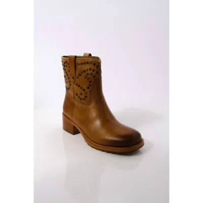 Free People Women's Harmony Studded Ankle Boot In Biscuit In Beige