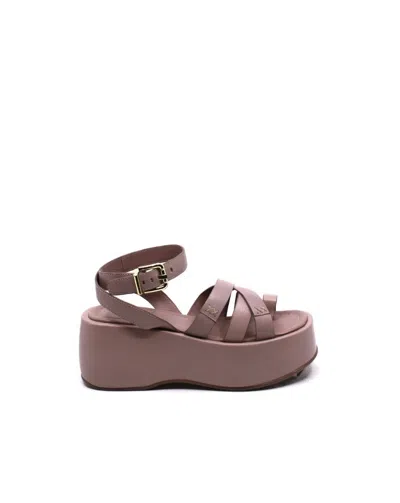 Free People Women's Hazel Flatform Sandal In Ember In Gray
