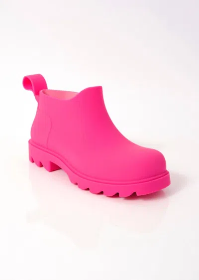 Free People Women's High Street Rain Boot In Dragon Fruit