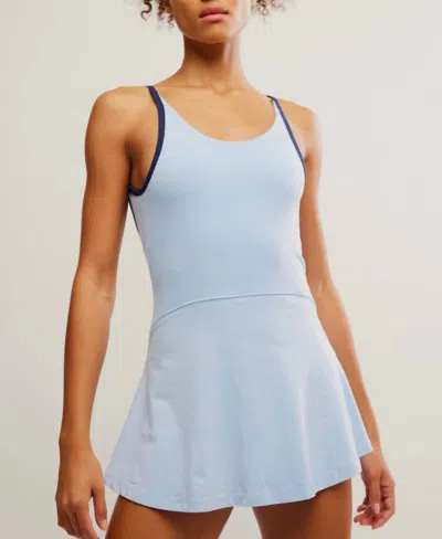 FREE PEOPLE WOMEN'S HOT SHOT SKORT IN BLUE