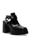 Free People Hybrid Harness Platform Bootie In Black Leather