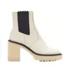 Free People Women James Chelsea Ankle Boots In Bone Leather