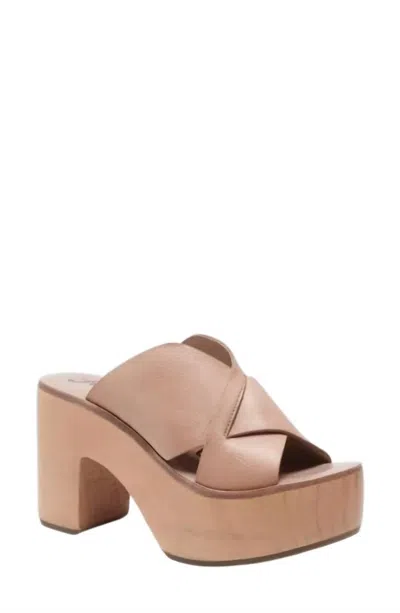 Free People Women's Kora Platform Sandals In Carrot Ginger In Multi