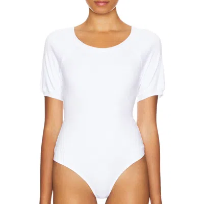 Free People Lazy Daisy Bodysuit In White