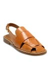 Free People Women's Libby Square Toe Slingback Fisherman Sandals In Vachetta