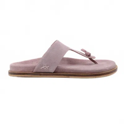 Free People Women's Mika Orchid Ice Suede Sandal In Beige