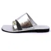 Free People Women's Mila Sandals In Silver In Silver