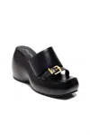 Free People Mila Wedge Slide Sandal In Black