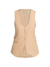 Free People Women's Millie Vest In Semolina