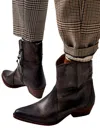 Free People Women's New Frontier Western Boot In Carbon In Grey
