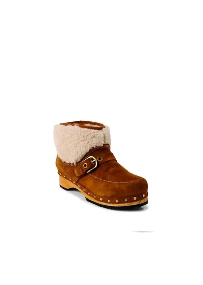 Free People Women's Oak Clog Boot In Vintage Tan In Multi