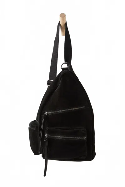 Free People Women's Oxford Suede Sling Bag In Black