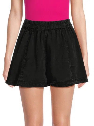Free People Women's Pull On Shorts In Black