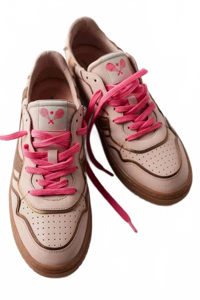 Free People Women's Retro Thirty Love Sneaker In Cloud Pink Combo In Multi