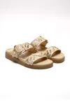 Free People Women's Revelry Studded Sandal In Plaster In Multi