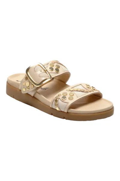 Free People Women's Revelry Studded Sandal In Plaster In Multi