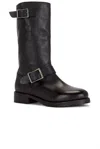 Free People Women's Ride Or Die Engineer Boot In Black