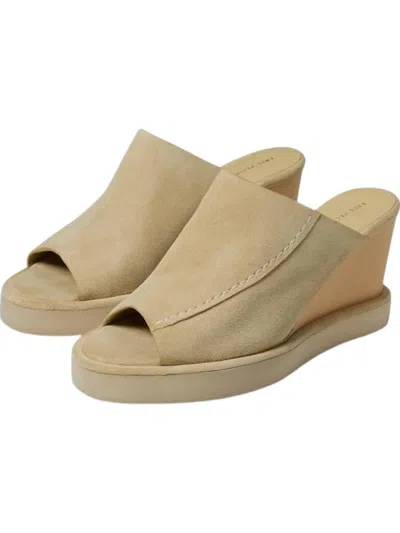 Free People Women's Running Wedges Sandal In Cafe In Beige