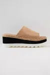 Free People Women's Santorini Espadrille Sandal In Rose Gold In Multi