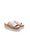 Free People Santorini Platform Slide Sandal In Multi