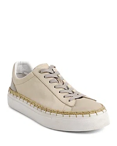 Free People Women's Scotty Low Top Sneakers In Plaster