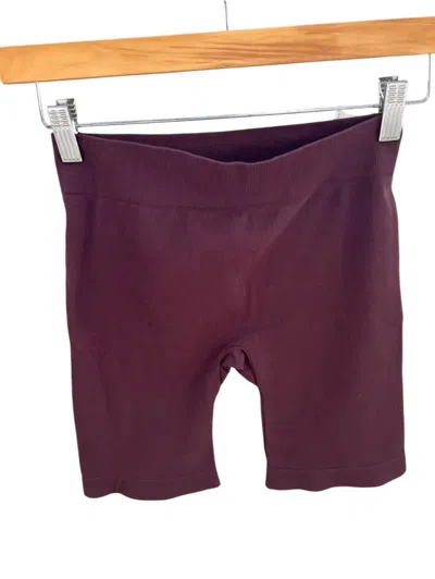 Free People Women Seamless Bike Short In Brown