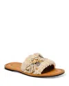 Shop Free People Women's Shipwreck Surf Shell Sandals In Chalk