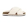 FREE PEOPLE WOMEN'S SO SOFT SIDELINES FOOTBED SANDALS