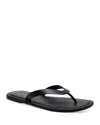 Free People Sona Thong Sandals Black In Black