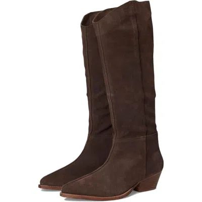 Free People Women's Sway Low Slouch Boots 2.0 Western, Fudgesicle In Brown