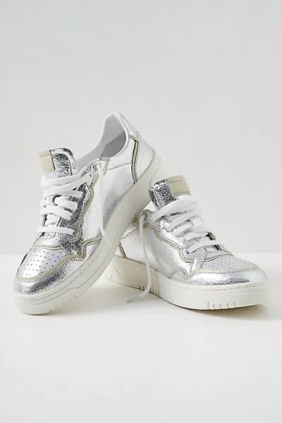 Free People Women's Thirty Love Court Sneaker In Silver