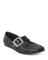Free People Ursa Gemini Mary Jane Ballet Flat In Black Leather