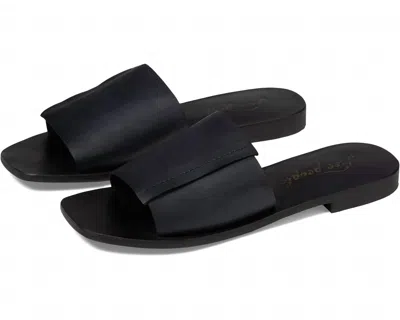 Free People Verona Slide Sandals In Black