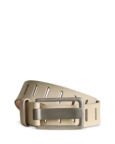 Free People Women's We The Free Jona Leather Belt In Neutral