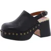 Free People Autumn Studded Slingback Platform Clog In Black