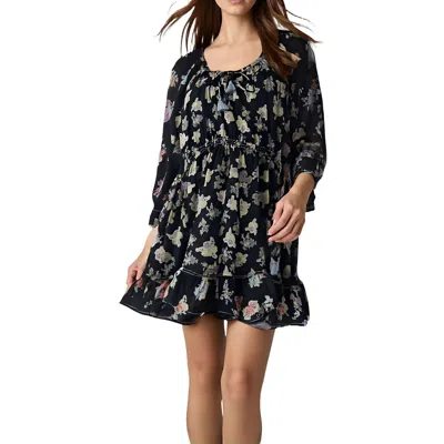 Free People Womens Cotton Floral Print Mini Dress