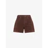 Free People X We The Free Tippi Faux Suede Short In Brown