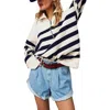 Free People Danni Roll Cuff Denim Shorts In Multi