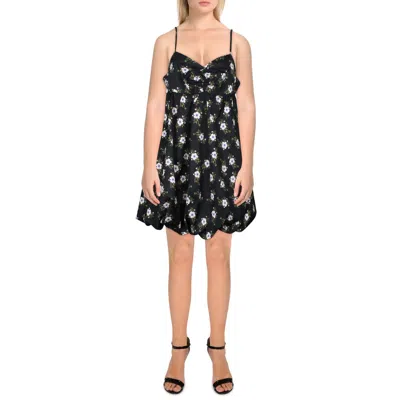 Free People Womens Floral Print Polyester Mini Dress