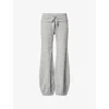 Free People Womens Heather Grey Fp Movement Quick-step Heather Stretch-jersey Trousers Xs In Gray