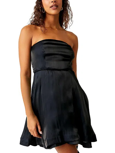 Free People Daisy Mini Dress In Black
